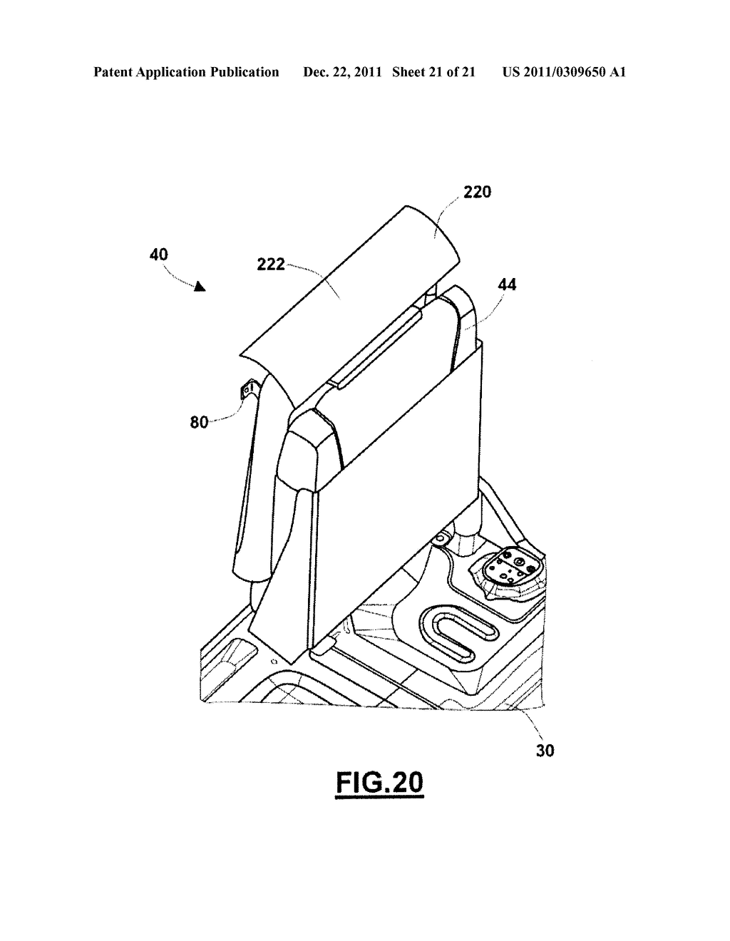 COLLAPSIBLE SEAT - diagram, schematic, and image 22