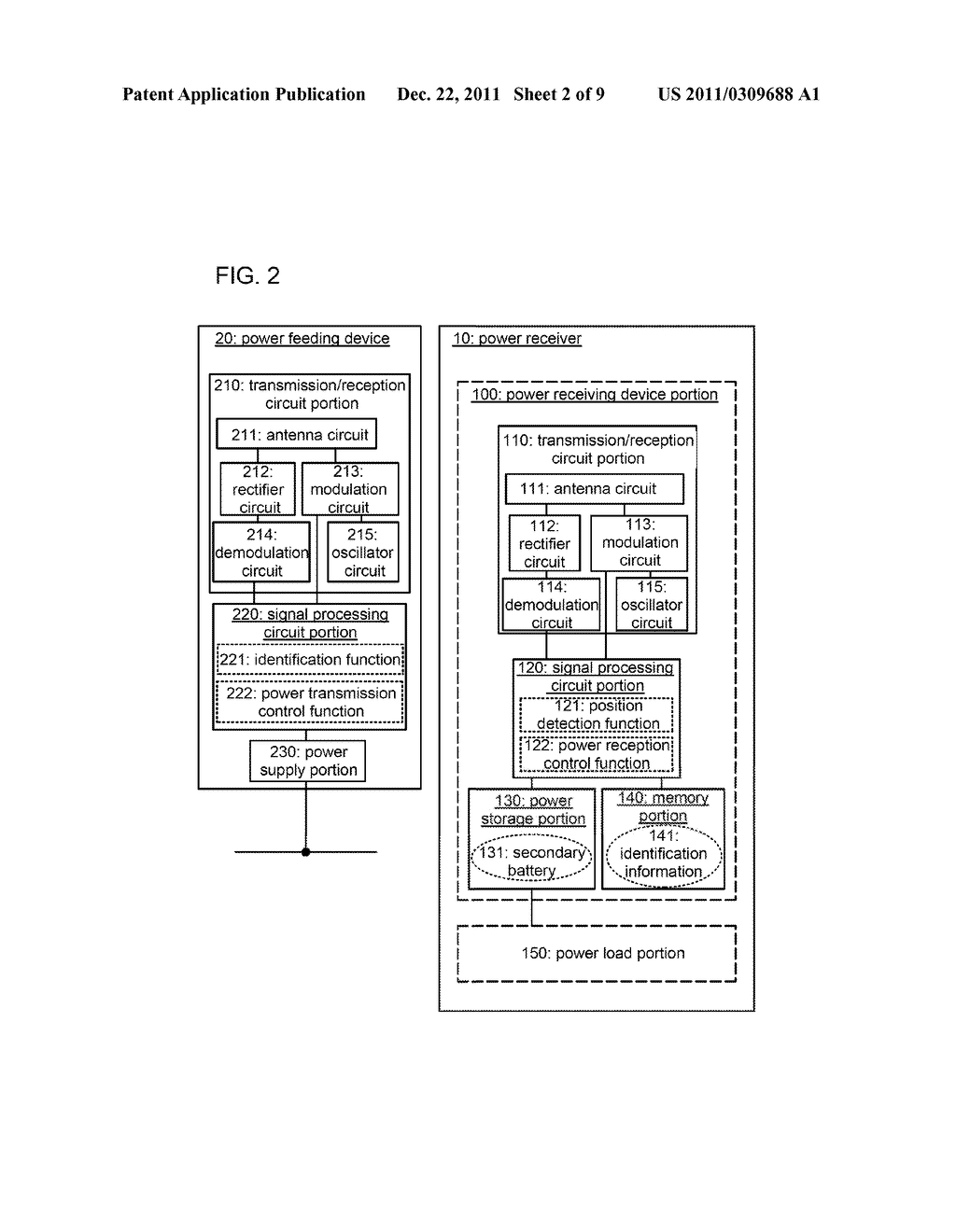 WIRELESS POWER FEEDING SYSTEM AND WIRELESS POWER FEEDING METHOD - diagram, schematic, and image 03