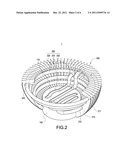 LED LAMP AND A HEAT SINK THEREOF HAVING A WOUND HEAT PIPE diagram and image