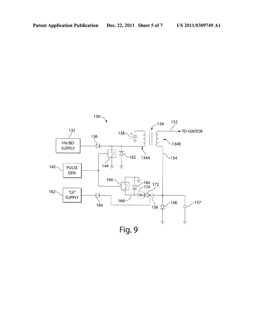 METHOD AND APPARATUS FOR OPERATING TRAVELING SPARK IGNITER AT HIGH     PRESSURE - diagram, schematic, and image 06