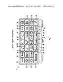 Touch-type key input apparatus diagram and image