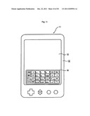 Touch-type key input apparatus diagram and image