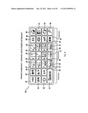 Touch-type key input apparatus diagram and image