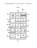 Touch-type key input apparatus diagram and image