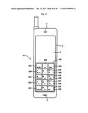 Touch-type key input apparatus diagram and image