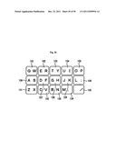 Touch-type key input apparatus diagram and image