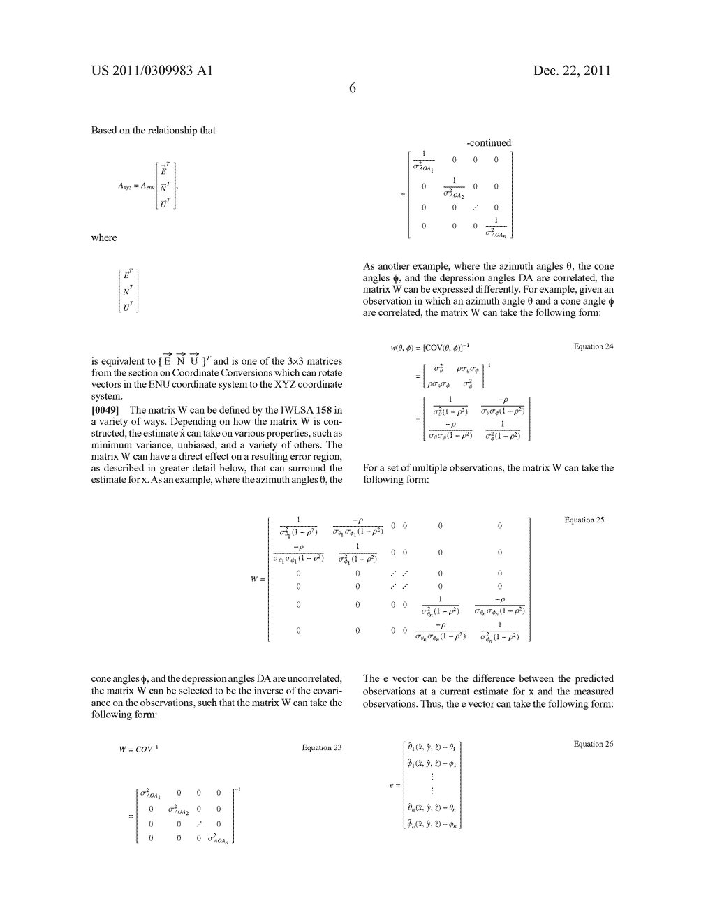 THREE-DIMENSIONAL DIRECTION FINDING FOR ESTIMATING A GEOLOCATION OF AN     EMITTER - diagram, schematic, and image 14