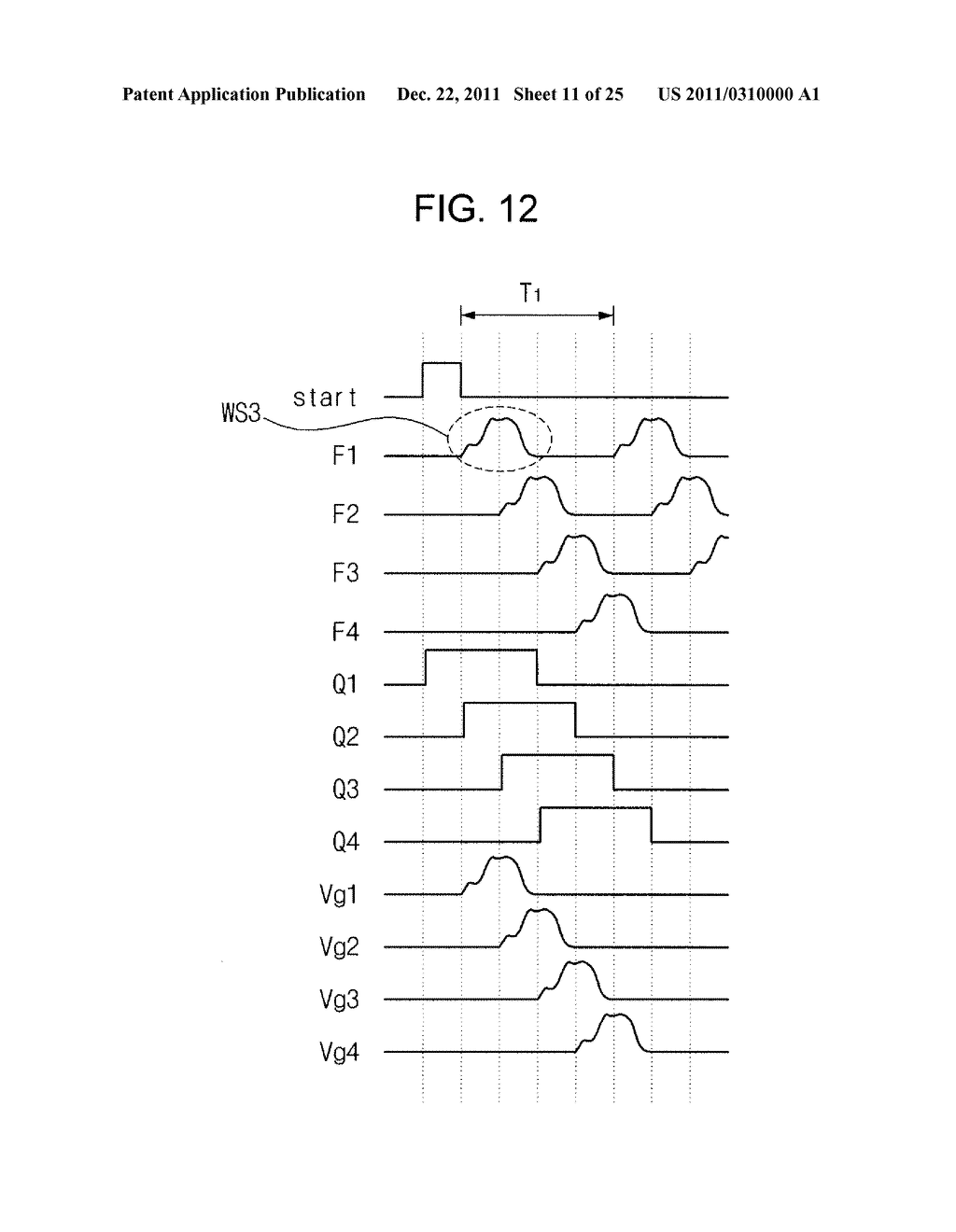 DRIVING CIRCUIT INCLUDING SHIFT REGISTER AND FLAT PANEL DISPLAY DEVICE     USING THE SAME - diagram, schematic, and image 12