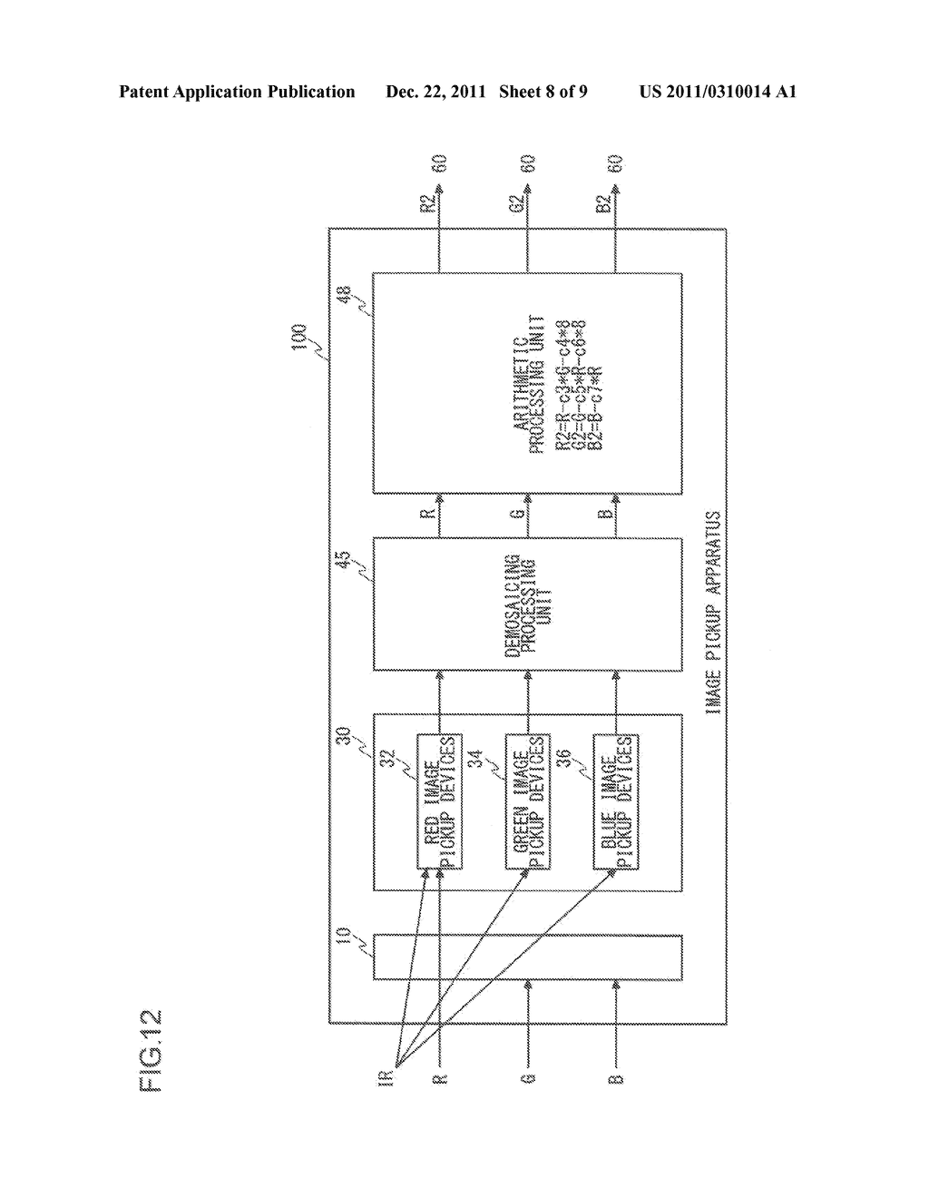 IMAGE PICKUP APPARATUS AND PROJECTION TYPE IMAGE DISPLAY APPARATUS - diagram, schematic, and image 09