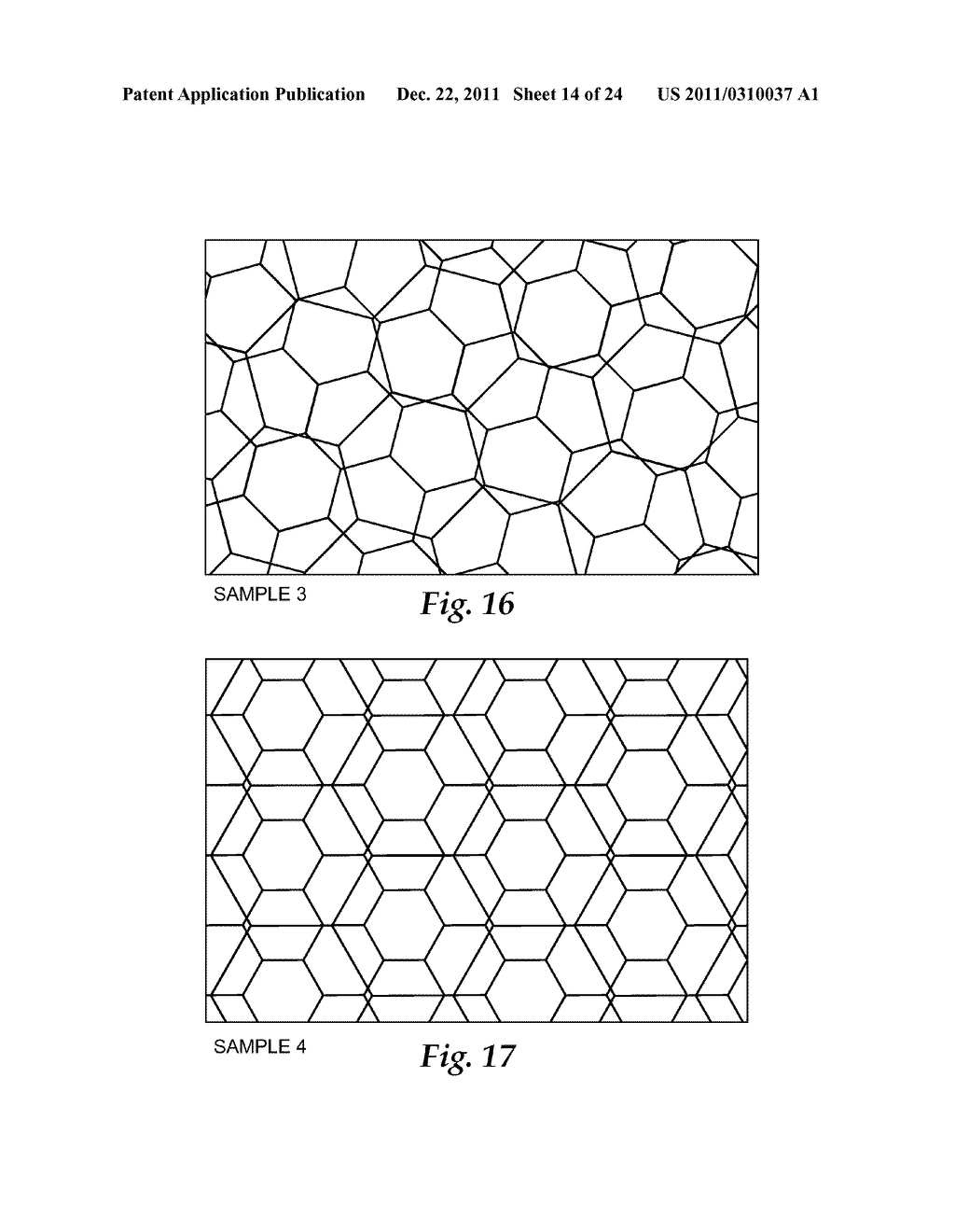 TOUCH SCREEN SENSOR AND PATTERNED SUBSTRATE HAVING OVERLAID MICROPATTERNS     WITH LOW VISIBILITY - diagram, schematic, and image 15