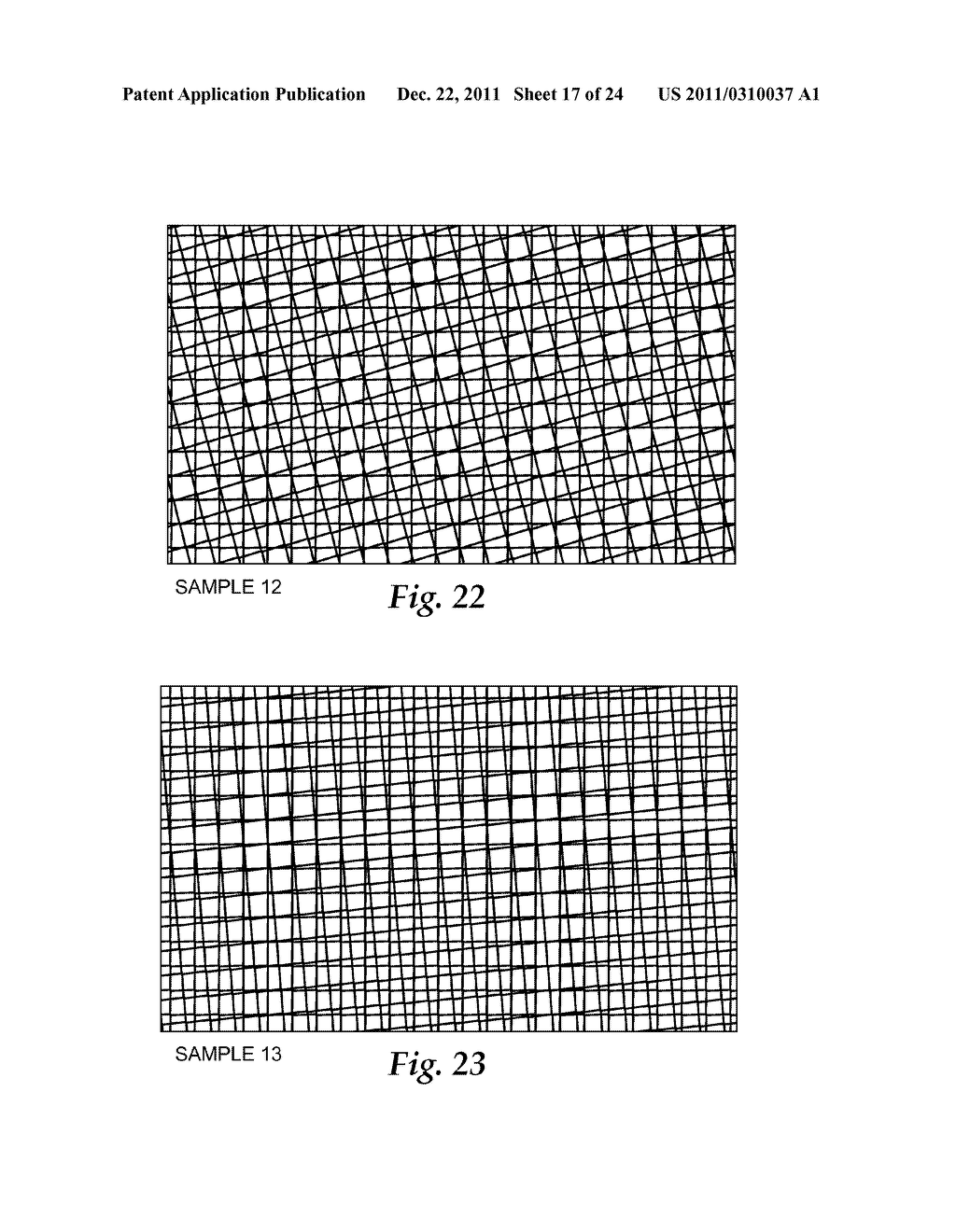 TOUCH SCREEN SENSOR AND PATTERNED SUBSTRATE HAVING OVERLAID MICROPATTERNS     WITH LOW VISIBILITY - diagram, schematic, and image 18