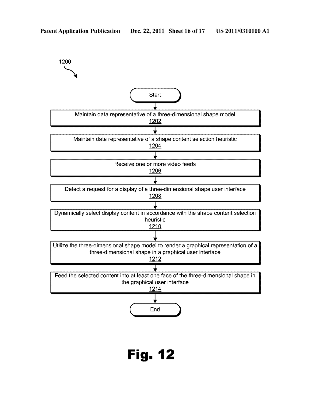 THREE-DIMENSIONAL SHAPE USER INTERFACE FOR MEDIA CONTENT DELIVERY SYSTEMS     AND METHODS - diagram, schematic, and image 17