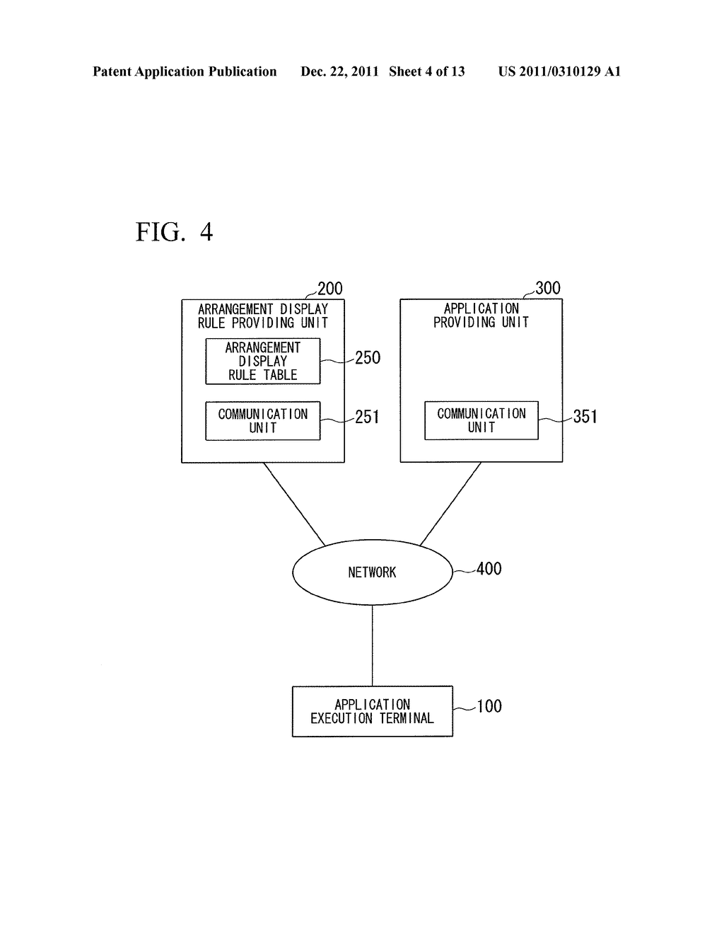 DEVICE AND METHOD FOR PROVIDING APPLICATION ARRANGEMENT DISPLAY RULE, AND     APPLICATION EXECUTION TERMINAL DEVICE, AND DISPLAY METHOD THEREFOR - diagram, schematic, and image 05