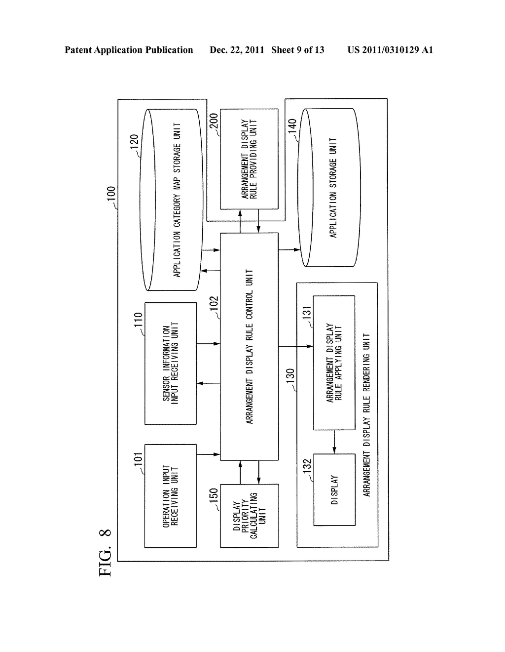 DEVICE AND METHOD FOR PROVIDING APPLICATION ARRANGEMENT DISPLAY RULE, AND     APPLICATION EXECUTION TERMINAL DEVICE, AND DISPLAY METHOD THEREFOR - diagram, schematic, and image 10
