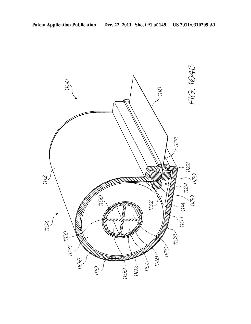 PRINT CARTRIDGE HAVING INTERNAL TUBULAR INK RESERVOIR CORE - diagram, schematic, and image 92