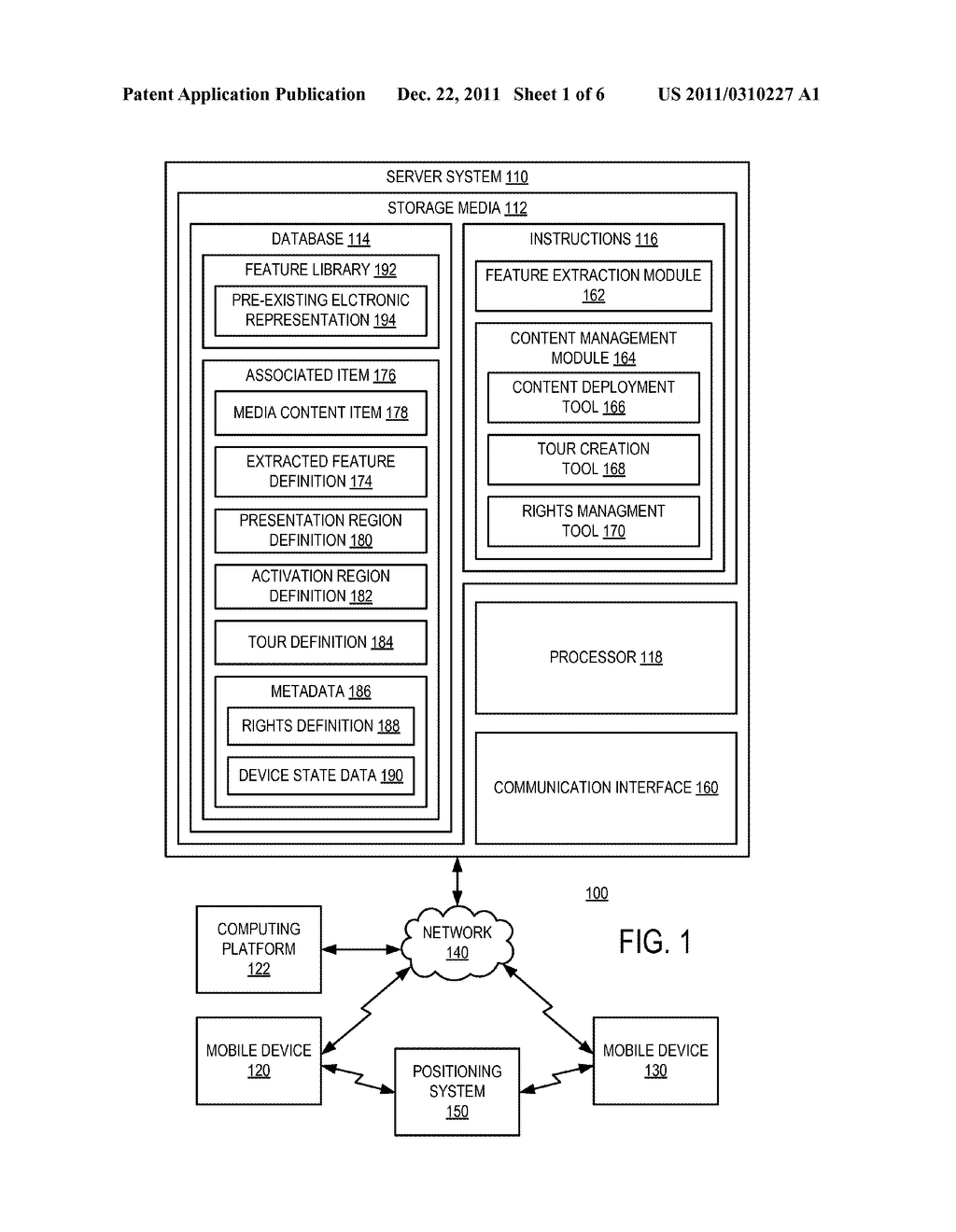 MOBILE DEVICE BASED CONTENT MAPPING FOR AUGMENTED REALITY ENVIRONMENT - diagram, schematic, and image 02