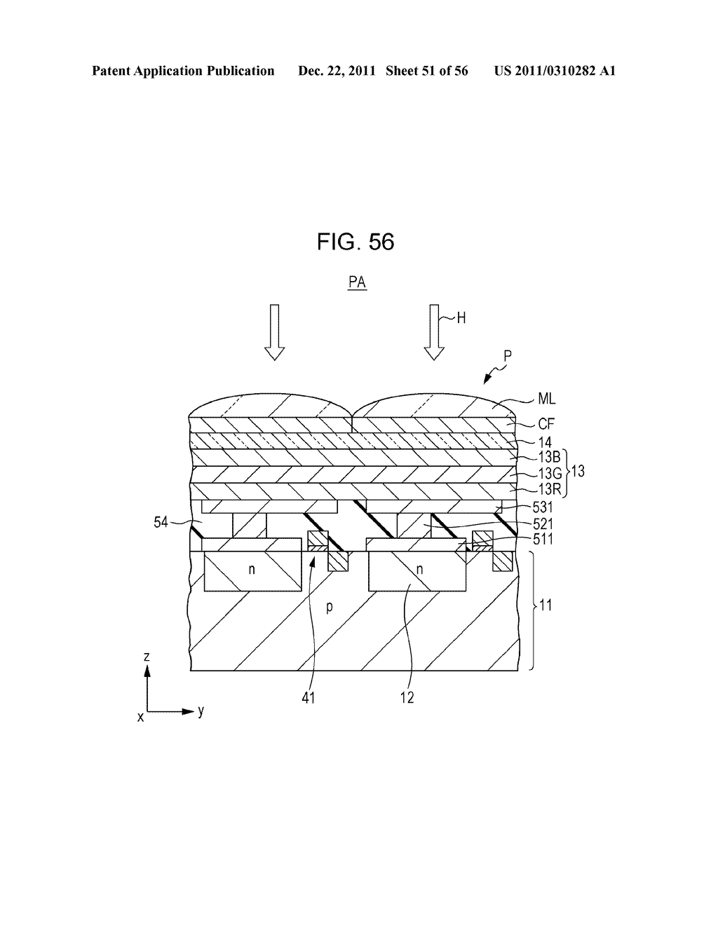 SOLID-STATE IMAGING DEVICE AND ELECTRONIC DEVICE - diagram, schematic, and image 52