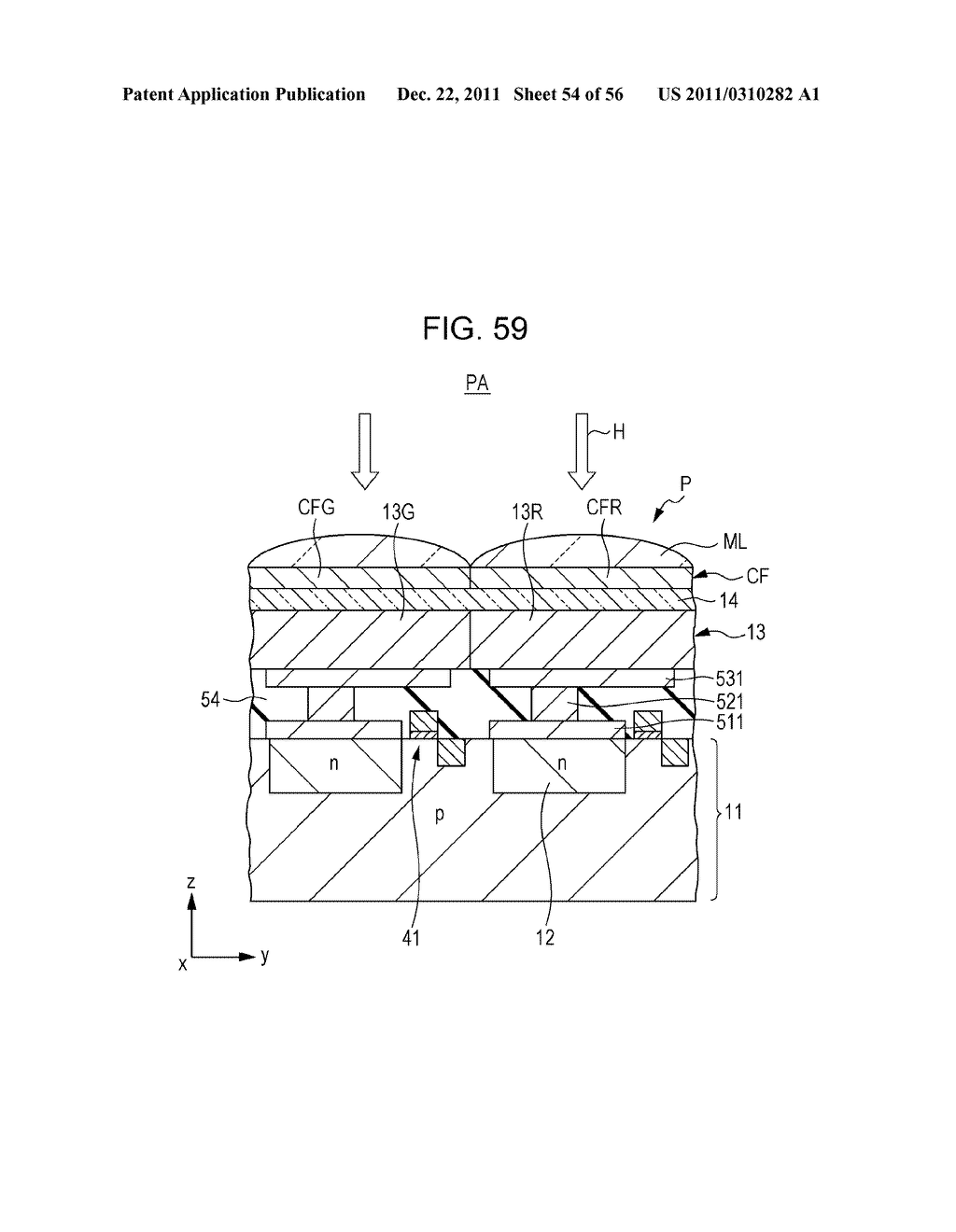 SOLID-STATE IMAGING DEVICE AND ELECTRONIC DEVICE - diagram, schematic, and image 55