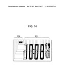 Display device and electronic apparatus using display device diagram and image