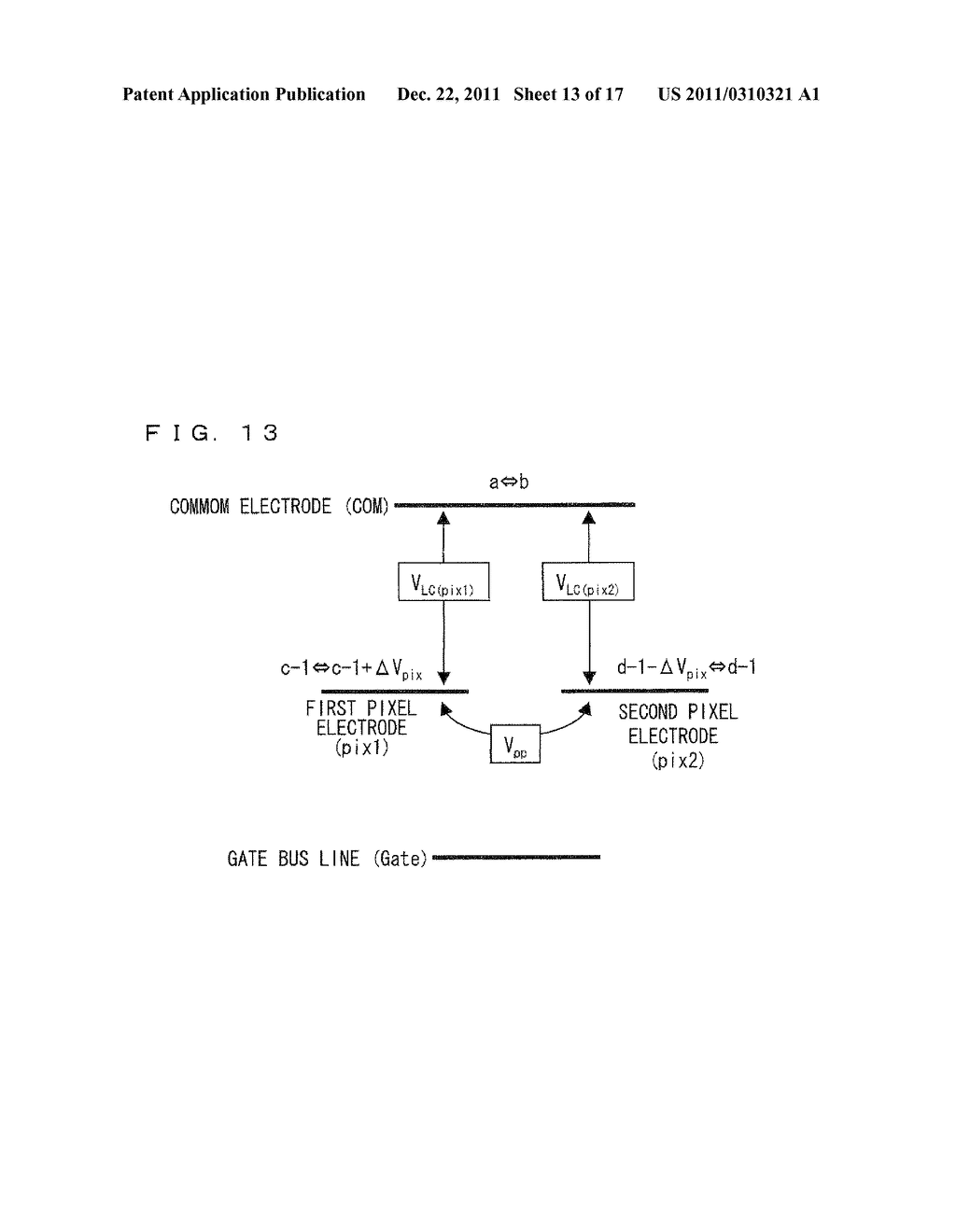 METHOD OF DRIVING LIQUID CRYSTAL DISPLAY DEVICE, AND LIQUID CRYSTAL     DISPLAY DEVICE - diagram, schematic, and image 14