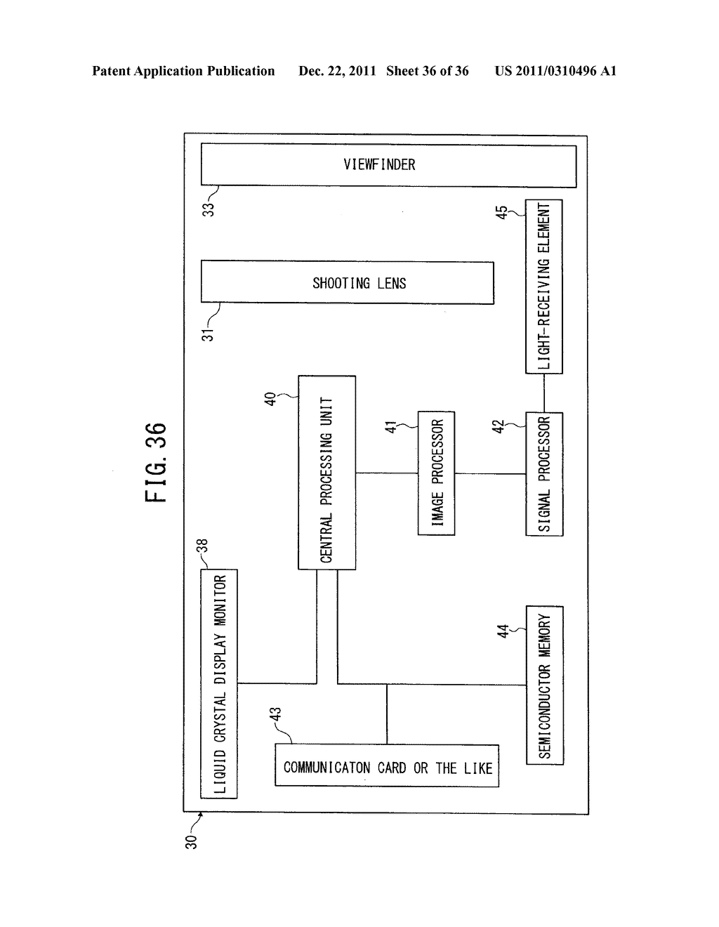 IMAGE-FORMING LENS, AND CAMERA DEVICE AND PORTABLE INFORMATION TERMINAL     DEVICE WITH THE IMAGE-FORMING LENS - diagram, schematic, and image 37