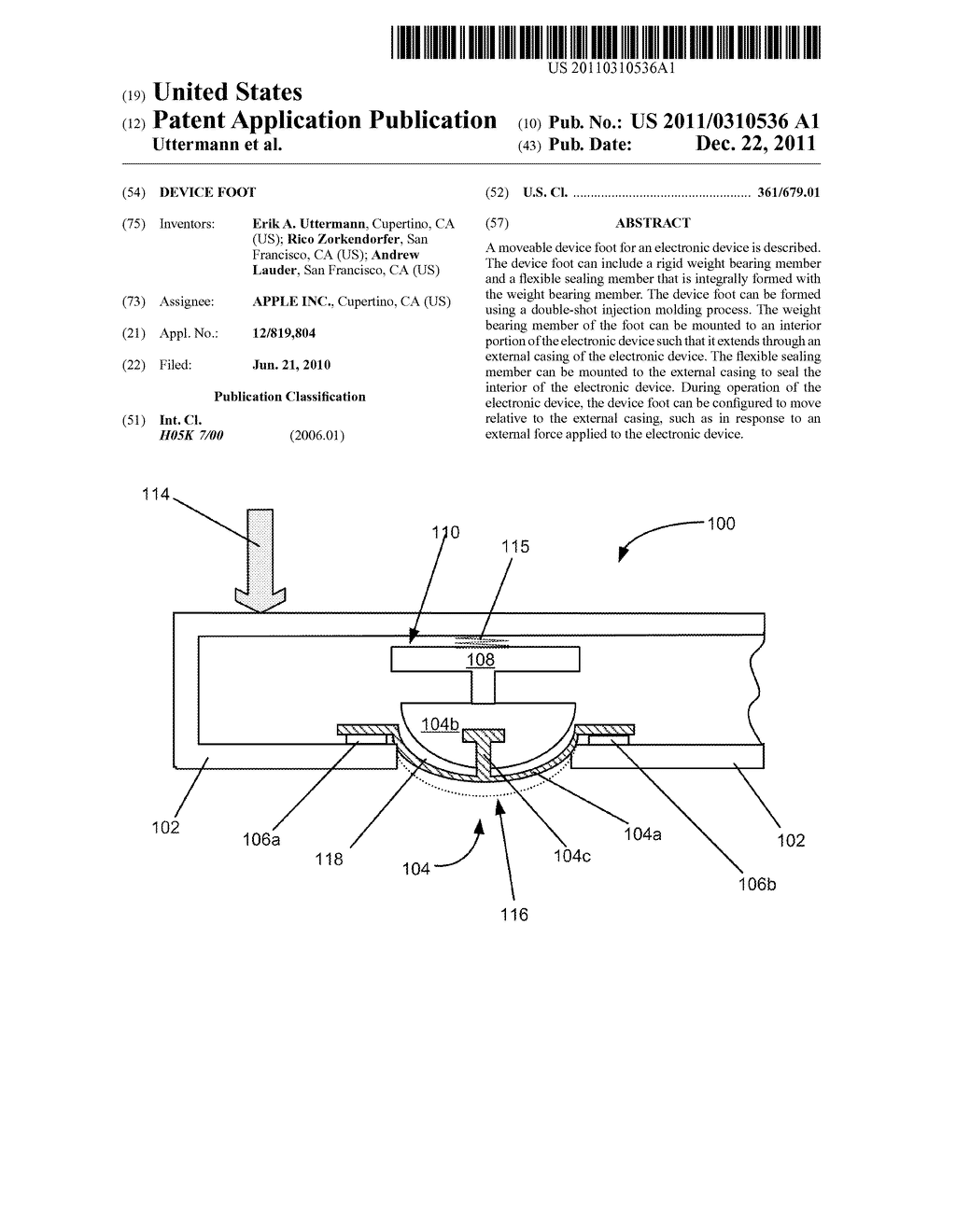 DEVICE FOOT - diagram, schematic, and image 01