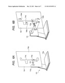 IMAGE DISPLAYING APPARATUS, HOLDING MEMBER THEREOF, AND IMAGE DISPLAYING     SYSTEM diagram and image