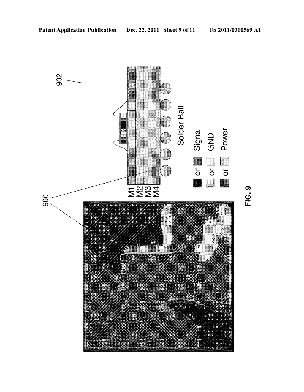 Method and System For Innovative Substrate/Package Design For A High     Performance Integrated Circuit Chipset - diagram, schematic, and image 10