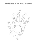 LIGHT EMITTING GLOVE diagram and image