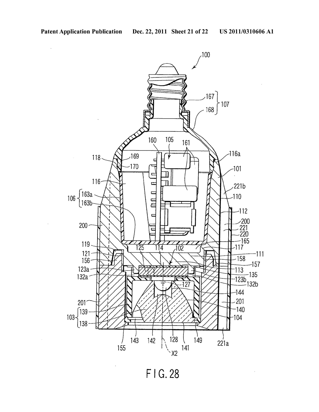 LAMP HAVING OUTER SHELL TO RADIATE HEAT OF LIGHT SOURCE - diagram, schematic, and image 22