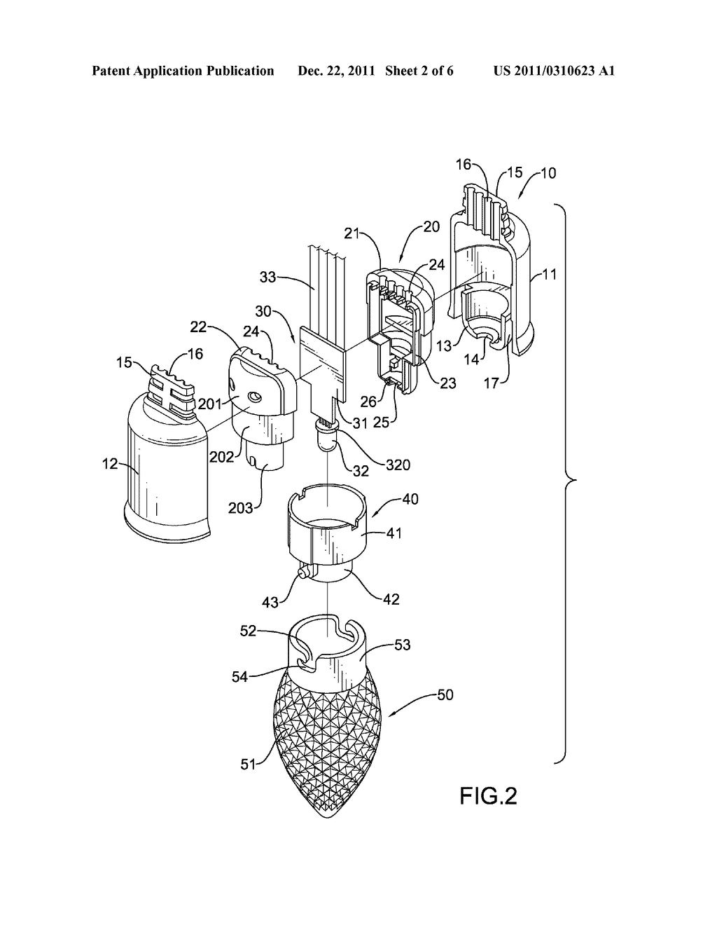 LAMP ASSEMBLY OF LIGHT-EMITTING DIODE STRING LIGHT - diagram, schematic, and image 03