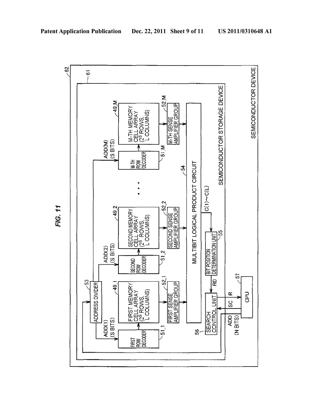 SEMICONDUCTOR STORAGE DEVICE - diagram, schematic, and image 10