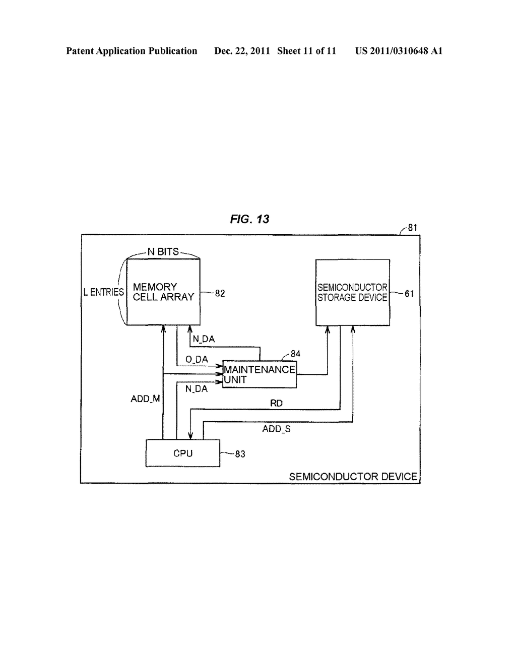 SEMICONDUCTOR STORAGE DEVICE - diagram, schematic, and image 12