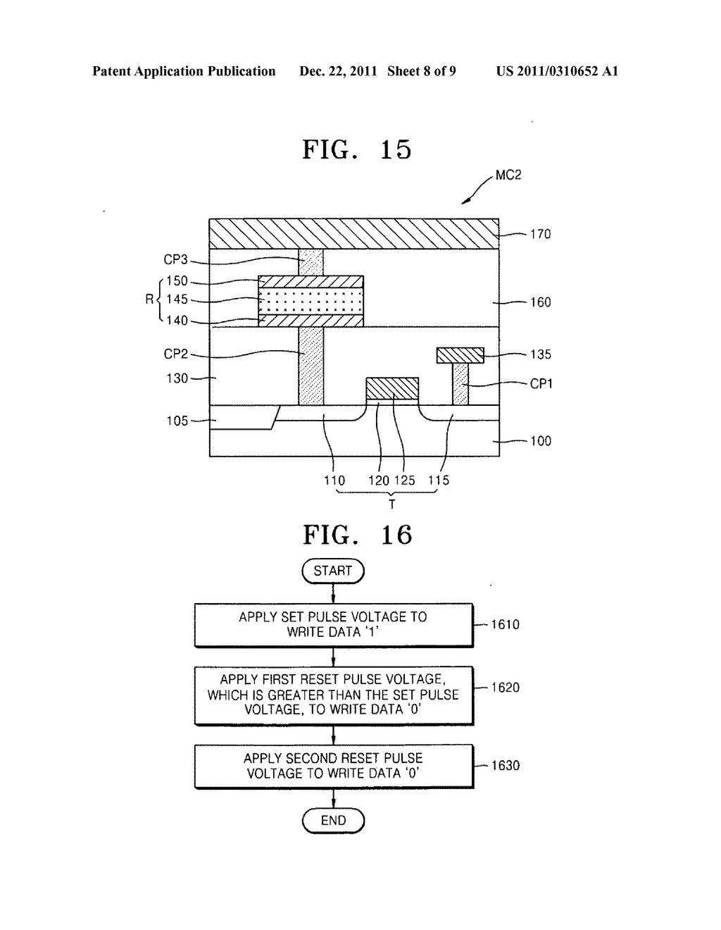 Variable resistance devices, semiconductor devices including the variable     resistance devices, and methods of operating the semiconductor devices - diagram, schematic, and image 09