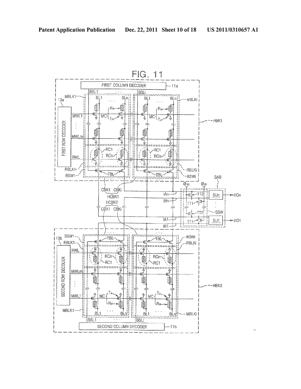 RESISTIVE MEMORY DEVICES INCLUDING SELECTED REFERENCE MEMORY CELLS     OPERATING RESPONSIVE TO READ OPERATIONS - diagram, schematic, and image 11