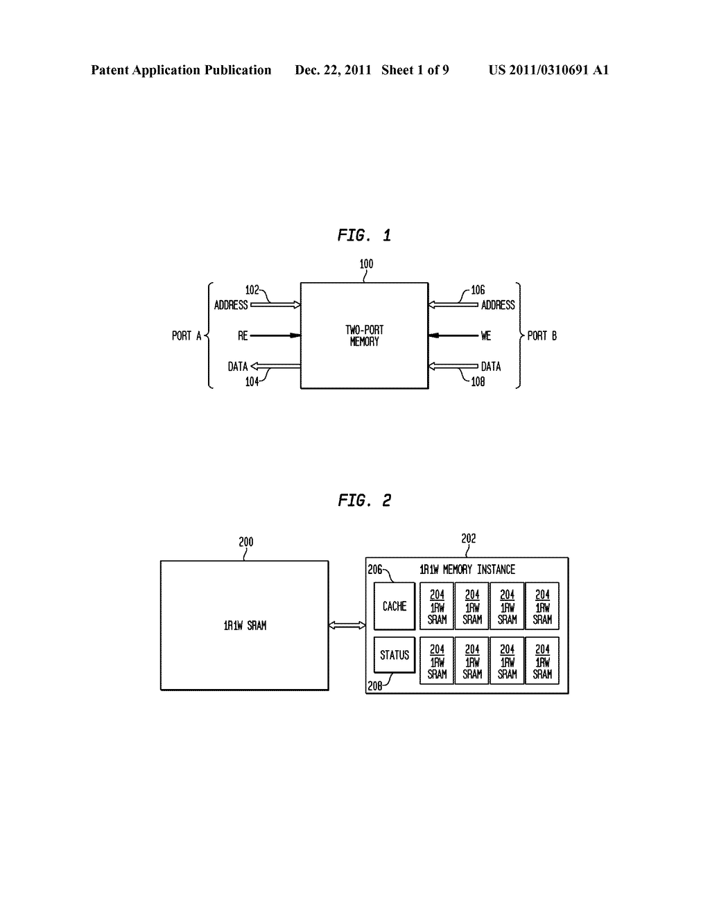 Multi-Port Memory Using Single-Port Memory Cells - diagram, schematic, and image 02