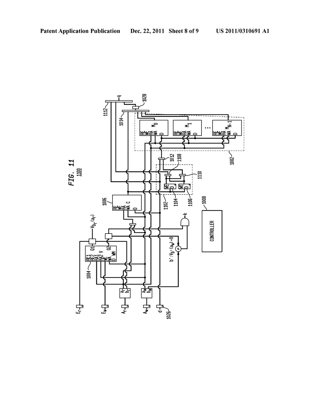 Multi-Port Memory Using Single-Port Memory Cells - diagram, schematic, and image 09