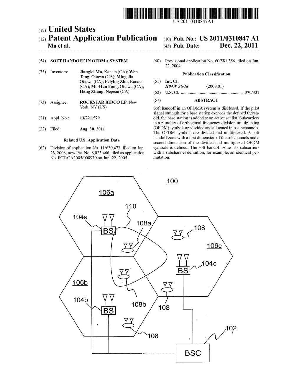 SOFT HANDOFF IN OFDMA SYSTEM - diagram, schematic, and image 01