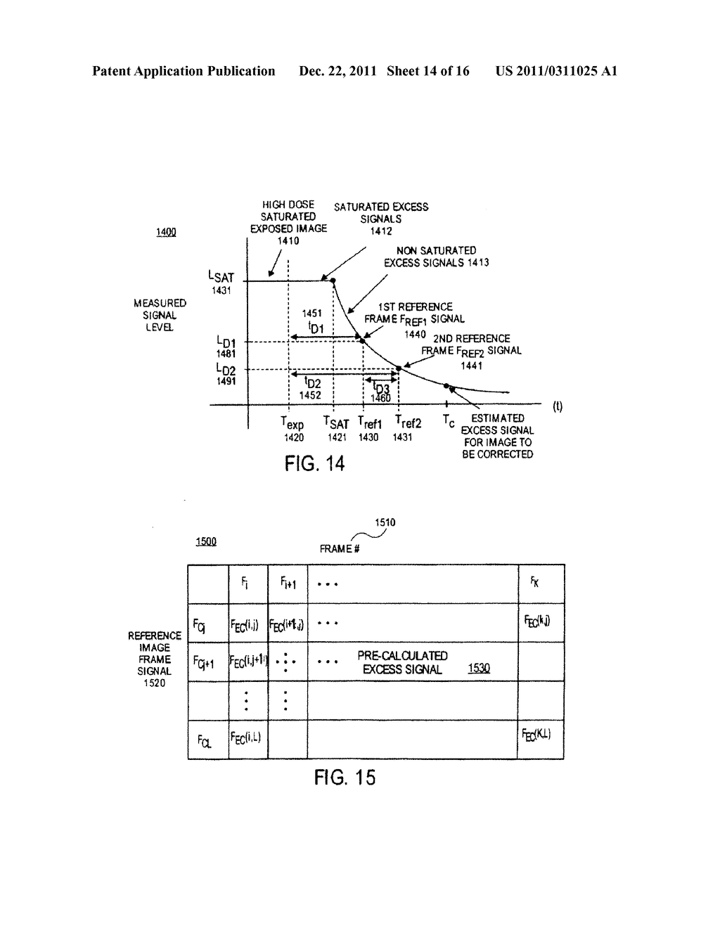 METHOD AND APPARATUS FOR CORRECTING EXCESS SIGNALS IN AN IMAGING SYSTEM - diagram, schematic, and image 15