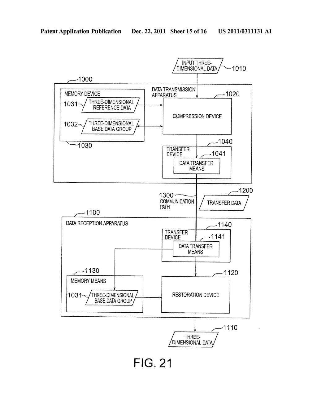 DATA RESTORATION METHOD AND APPARATUS, AND PROGRAM THEREFOR - diagram, schematic, and image 16