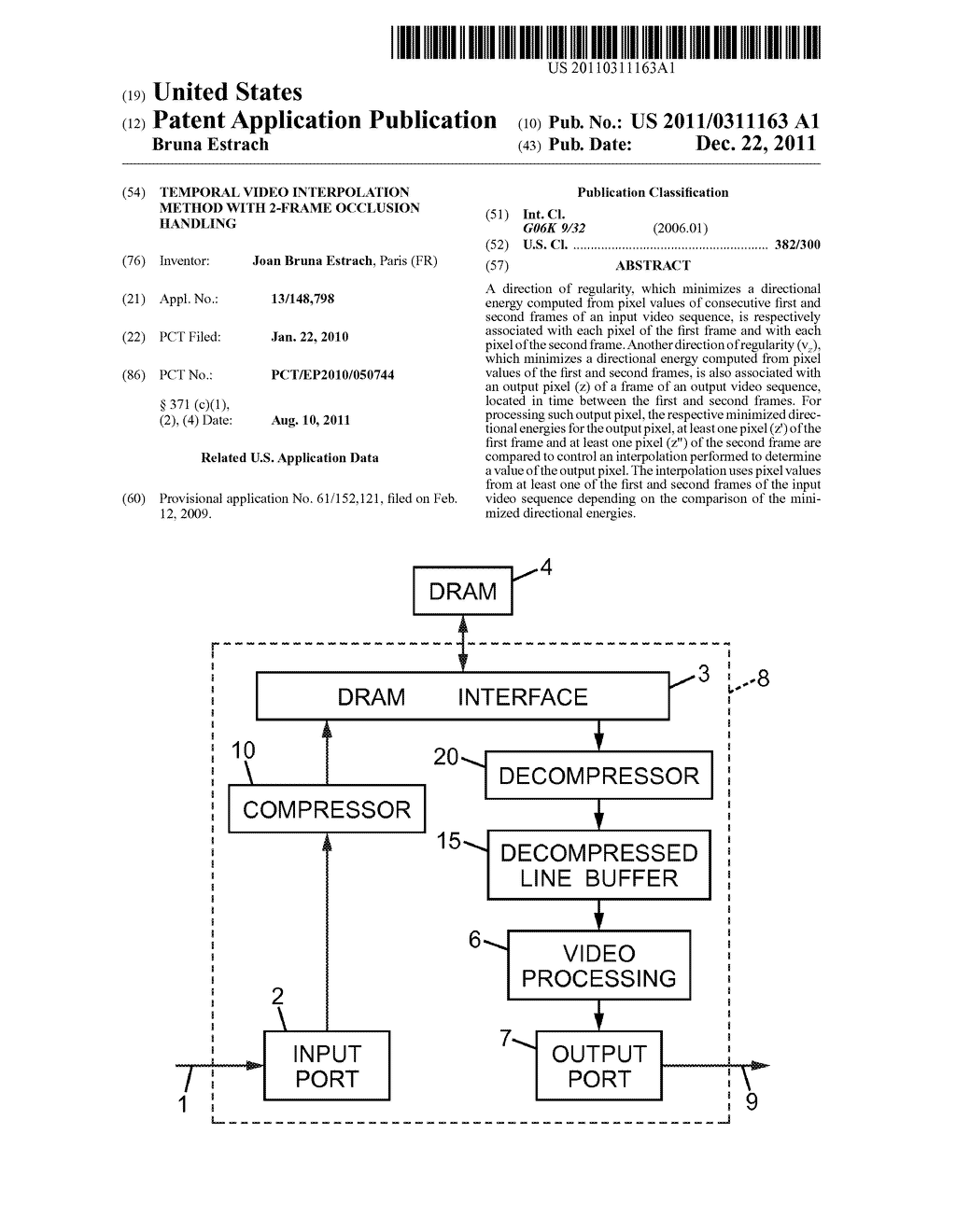TEMPORAL VIDEO INTERPOLATION METHOD WITH 2-FRAME OCCLUSION HANDLING - diagram, schematic, and image 01