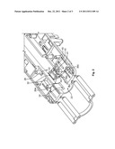 INSERT FOR AN OPTICAL FIBER ASSEMBLY AND OPTICAL FIBER ASSEMBLY USING SUCH     AN INSERT diagram and image