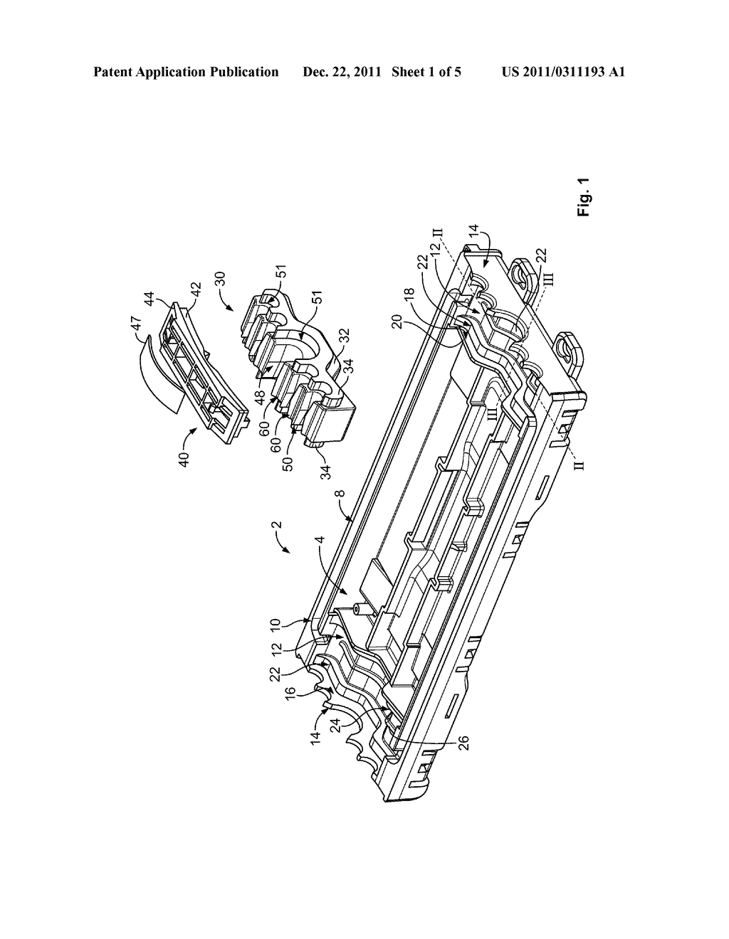 HOUSING FOR AN OPTICAL FIBER CABLE ASSEMBLY - diagram, schematic, and image 02