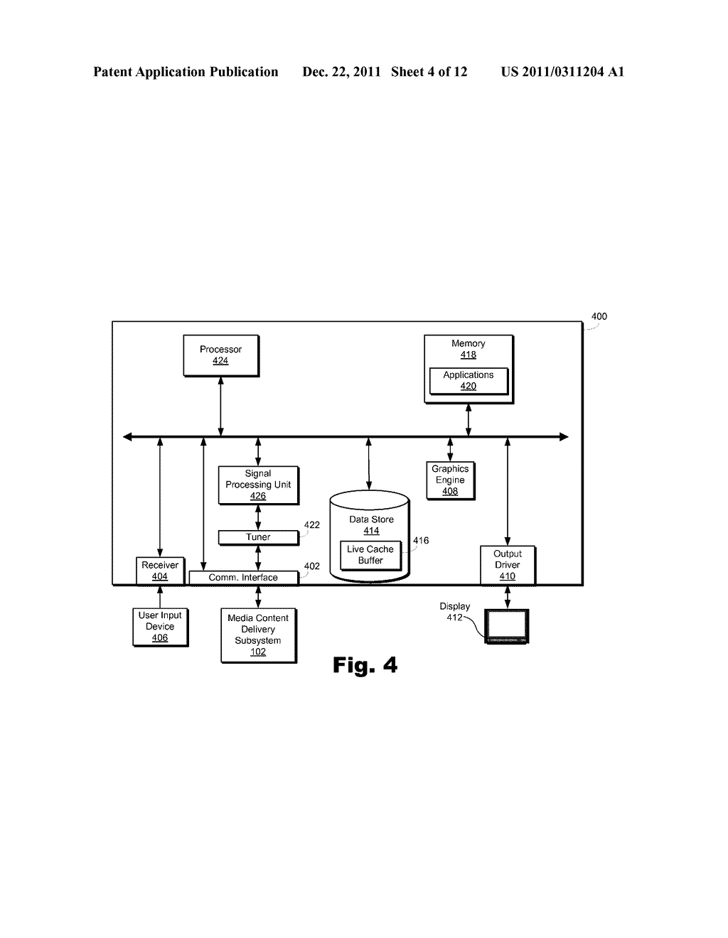 SYSTEMS AND METHODS FOR AUTOMATICALLY CONVERTING MEDIA CONTENT STREAM DATA     ACCUMULATED DURING A PAUSE OF PLAYBACK FROM A BUFFER TO A PERMANENT     RECORDING - diagram, schematic, and image 05