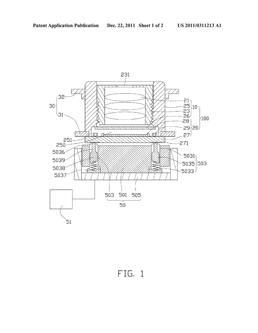 CAMERA MODULE AND METHOD FOR ASSEMBLING THE SAME - diagram, schematic, and image 02