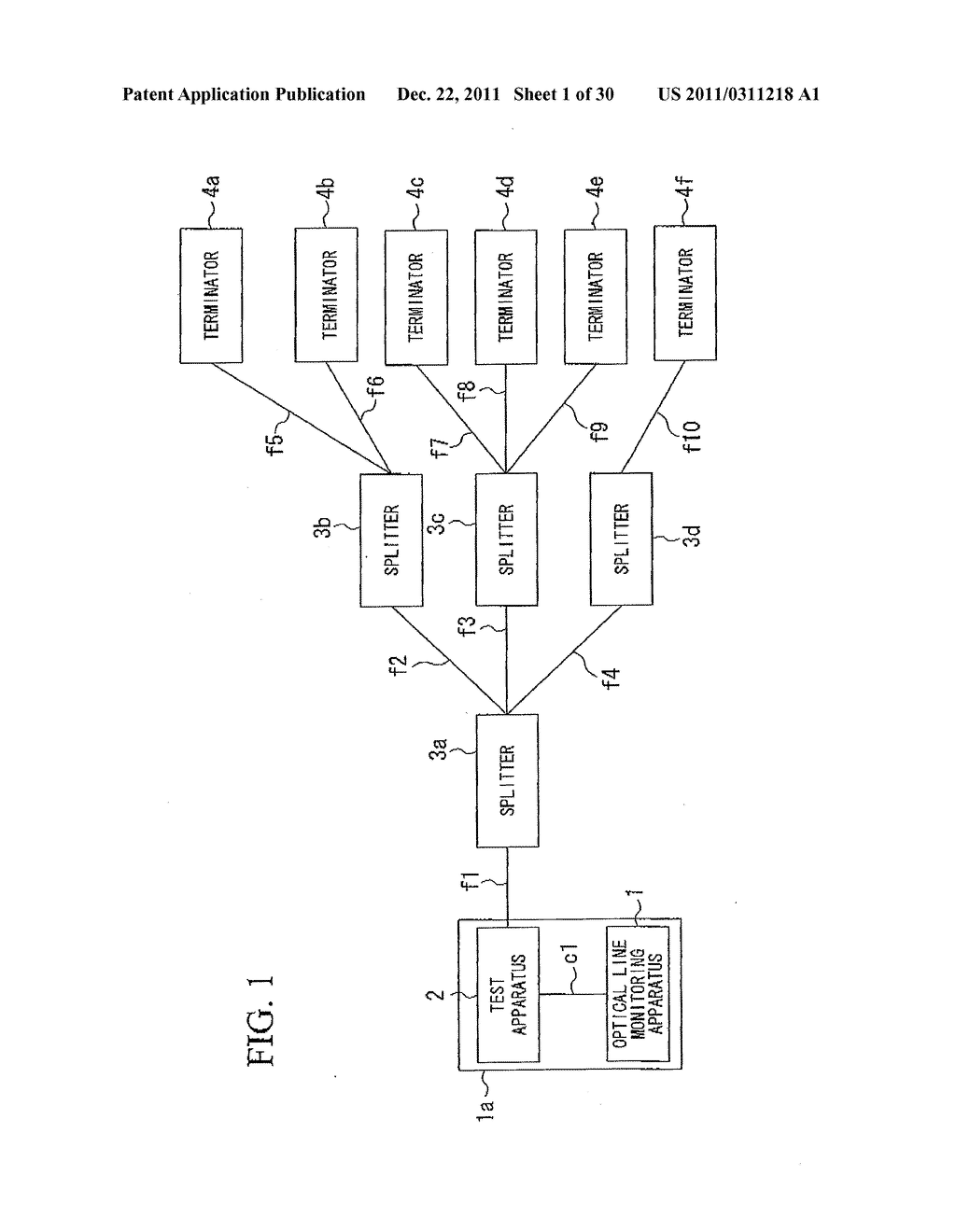 OPTICAL LINE MONITORING APPARATUS AND OPTICAL LINE MONITORING METHOD - diagram, schematic, and image 02