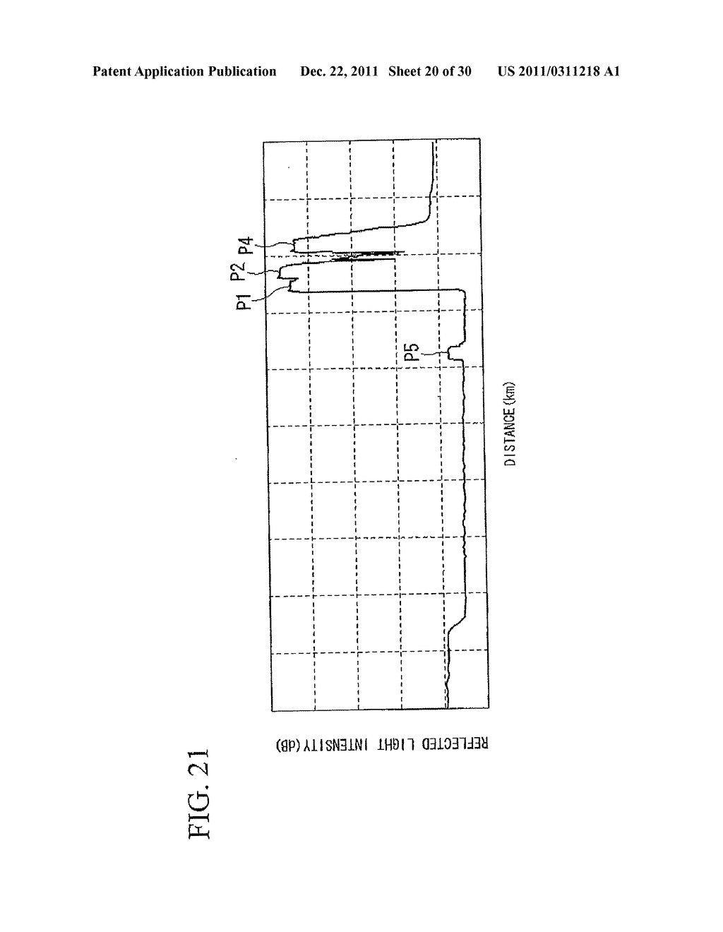 OPTICAL LINE MONITORING APPARATUS AND OPTICAL LINE MONITORING METHOD - diagram, schematic, and image 21