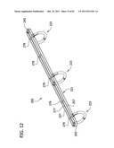 RING BINDER MECHANISM HAVING RETAINING SYSTEM ON RING MEMBERS diagram and image