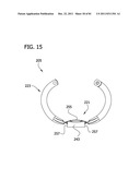 RING BINDER MECHANISM HAVING RETAINING SYSTEM ON RING MEMBERS diagram and image