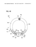 RING BINDER MECHANISM HAVING RETAINING SYSTEM ON RING MEMBERS diagram and image